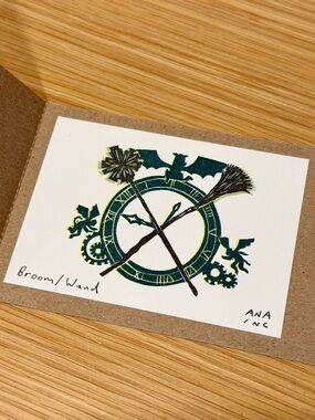 Wicked x Anastasia Inciardi Broom / Wand Mini Print Limited Edition